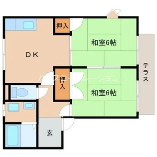 フレグランス ジャスミン【2階】の間取り
