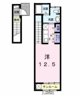 カーサフィオーレ【2階】の間取り