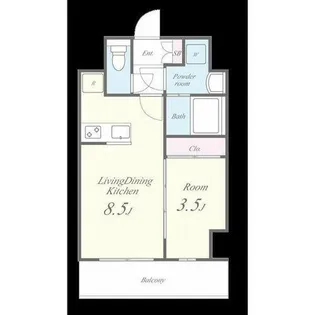 大阪府大阪市生野区新今里5丁目【マンション】の間取り