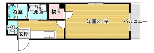 パークレジデンス下鴨【5階】の間取り