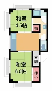 マンション芦屋の里【301号室】の間取り