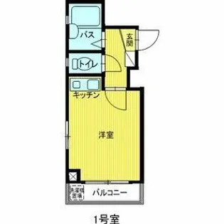 江戸清ビル【301号室】の間取り