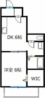 ウェルヴィラC【102号室】の間取り