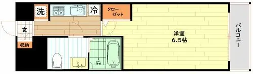 セレニテ天満橋アリア【2階】の間取り