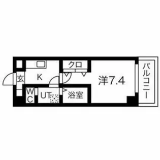 レクシア平野【4階】の間取り