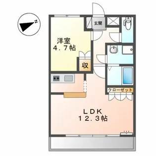 LEGACY GARDEN 壱番館【202号室】の間取り