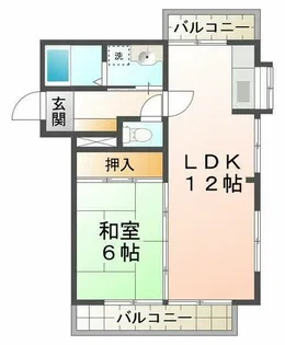 io垂水Ⅱ【103号室】の間取り