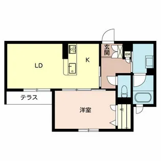 シャーメゾン龍野町【0103号室】の間取り