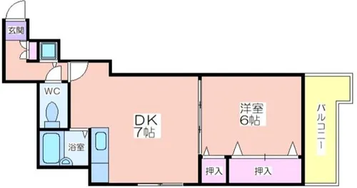 メゾンイングスあびこ【6階】の間取り