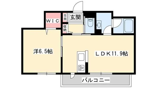 Hooper House【202号室】の間取り