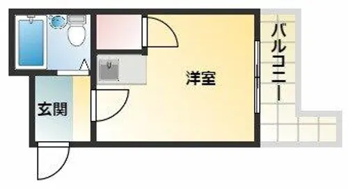 プレアール長居公園【5階】の間取り