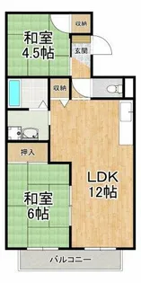 ヴァンヴェール【2階】の間取り