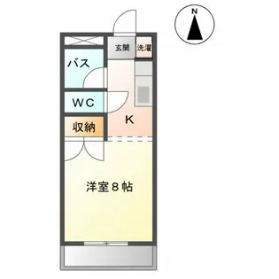 バンブメゾン【2階】の間取り