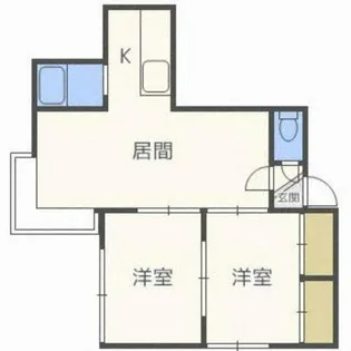 ニューリバー22Ⅰ【202号室】の間取り