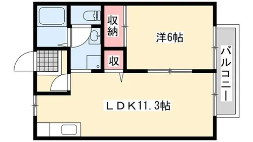 サンライフ双葉【103号室】の間取り