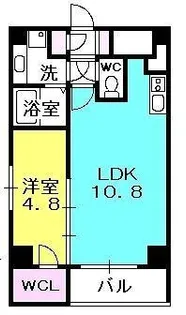 セレニテ甲子園Ⅰ【421号室】の間取り