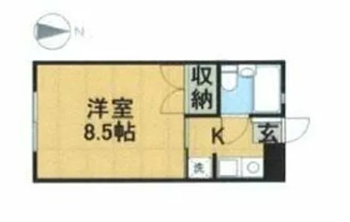 メゾン・ド・海用【102号室】の間取り