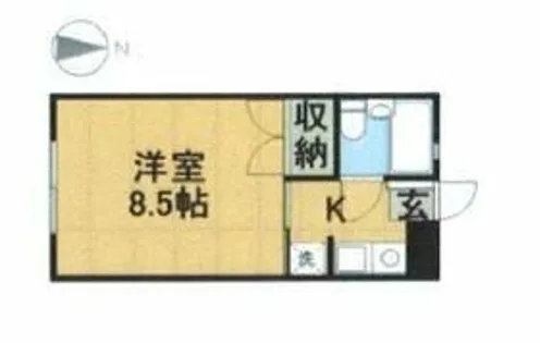 メゾン・ド・海用【102号室】の間取り