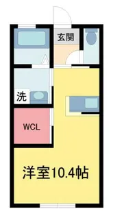 ヤマニハイツ【106号室】の間取り