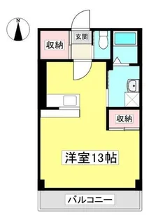 マルワアパート【208号室】の間取り