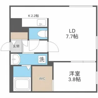 Bellissimomiyanosawa【2階】の間取り