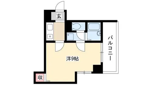 パックス今池【8階】の間取り