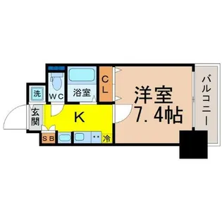 プレサンス名古屋駅前グランヴィル【2階】の間取り