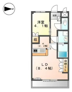 ハイムグランドール【2階】の間取り