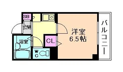 ファミーユ春日【3階】の間取り