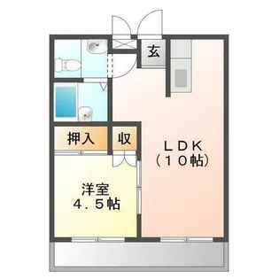 ユニハイツ【302号室】の間取り