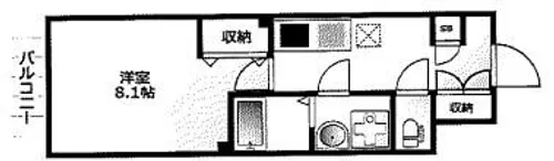 大阪府大阪市住吉区我孫子3丁目【マンション】の間取り