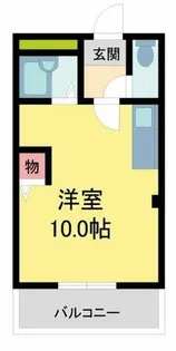 エスポワール田代【205号室】の間取り