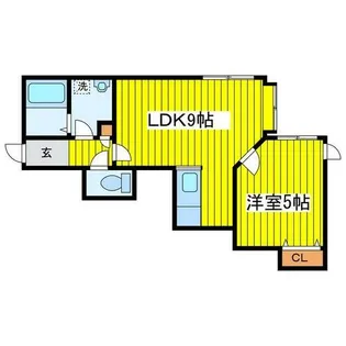 フトゥーロ【206号室】の間取り