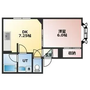 クレスト46【202号室】の間取り