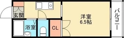 メゾンアンソレイエ【1階】の間取り