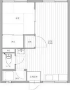 仲善ハイツ【2階】の間取り