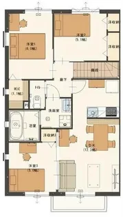 アルカンシェル【2階】の間取り