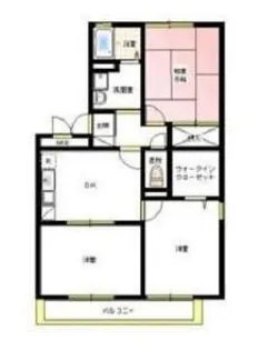 ラ・メール横山【301号室】の間取り