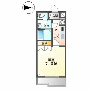 大阪府箕面市西宿2丁目【アパート】の間取り