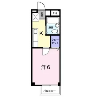 キャッスルミノオ【2階】の間取り