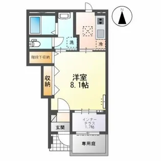 パリスM【1階】の間取り