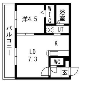 URBAN STAGE北20条【3階】の間取り