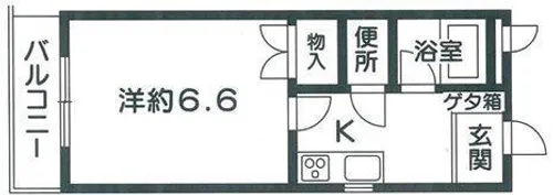 ジュネス一色【2階】の間取り