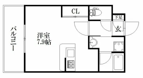 福岡県大野城市曙町2丁目【マンション】の間取り