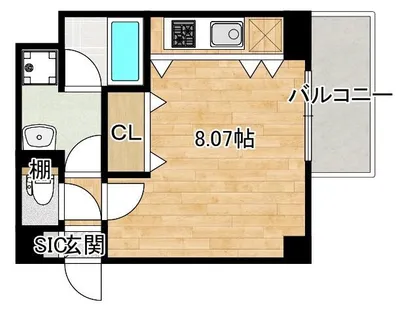 大阪府大阪市東淀川区柴島2丁目【マンション】の間取り
