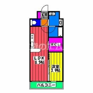 Quintet Minami Fukuoka【4階】の間取り