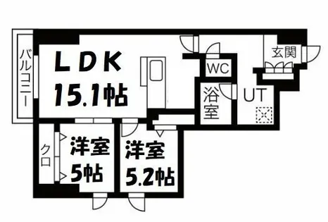 LINEAR STYLE【2階】の間取り