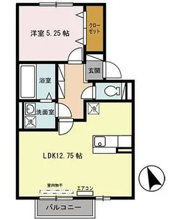 アイグリーン【1階】の間取り