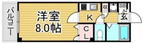 福岡県大野城市筒井4丁目【マンション】の間取り