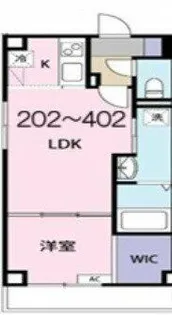 アリビラ鶴橋【4階】の間取り